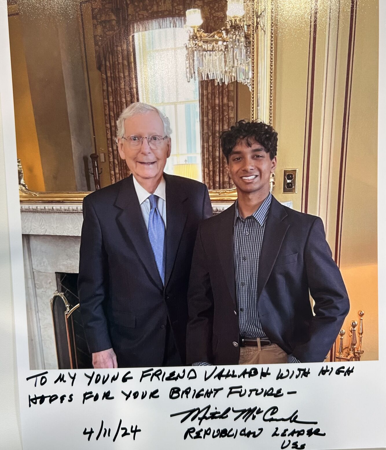 Vallabh Ramesh STEAM 2 Mitch McConnell